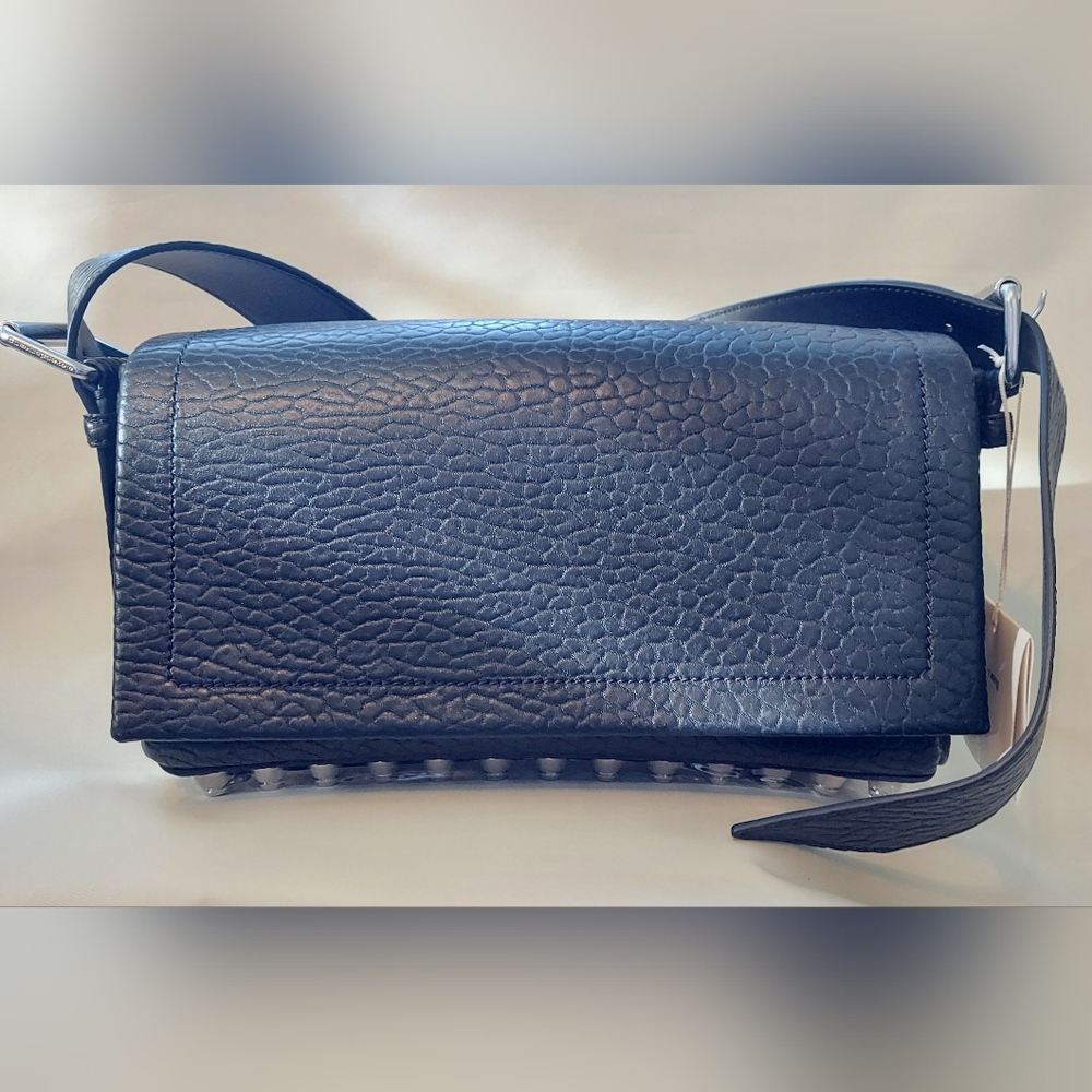 Alexander Wang Ricco Black Textured Leather Bag (Medium) - Picture 10 of 15